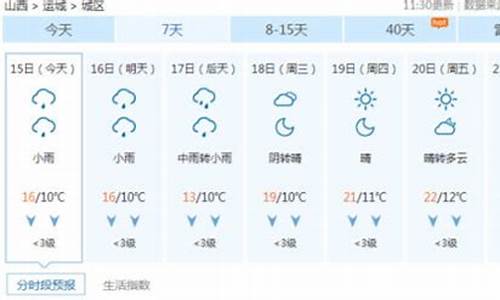 运城最近一周的天气情况_运城近几天什么天气情况